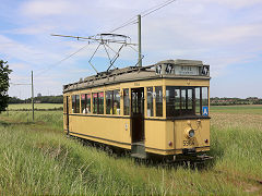 
Berlin tram '5964' on the demonstraton line, May 2024