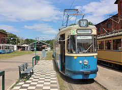 
Munich tram '2420' running on the loop, May 2024