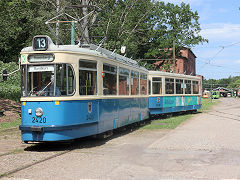 
Munich tram '2420' running on the loop, May 2024