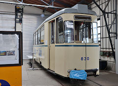 
Leipzig Museum tram '830', the cafe car, from 1971, May 2024