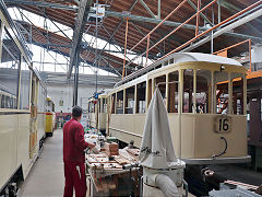 
Leipzig Museum tram trailer '981' from 1912, May 2024