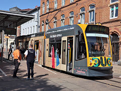 
Nordhausen hybrid tram '201', Nordhausen, Germany, September 2024