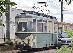 
Tram '19' at Woltersdorf, Germany, May 2024