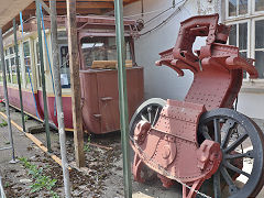 
Wuppertal tram '56' of 1912 at Hannover Tram Museum, May 2024