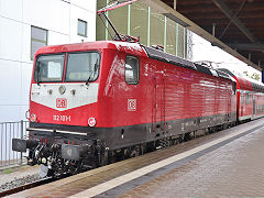 
'112 001' at Stralsund, Germany, September 2024