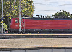 
'112 001' at Stralsund, Germany, September 2024