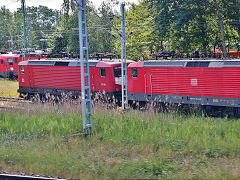 
'112 101' and '112 155' at Cottbus, Germany, May 2024