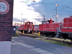 
Class 362' and '363' shunters at Frankfurt am Main, Germany, May 2024