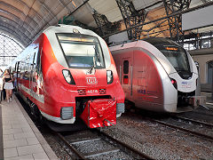 
'442 115' and '1440 201' / '1440 701' at Dresden, Germany, September 2024