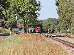 
'199 031' at Nebitzschen on the Dollnitzbahn, September 2024