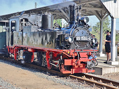 
'99 1584' at Oschatz on the Dollnitzbahn, September 2024