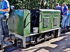 
LKM '248877' of 1957, 600mm loco at Glossen, September 2024