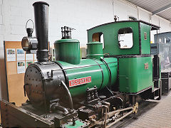 
'1 Besgheim', Heilbronn '393' of 1900 at Frankfurt Feldbahn Museum, September 2024