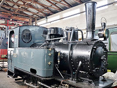 
'10', Henschel '13070' of 1917, Brigadelok '478' at Frankfurt Feldbahn Museum, September 2024