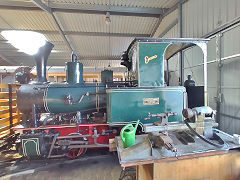 
'18 Emma' , O&K '9244'of 1921 at Frankfurt Feldbahn Museum, September 2024