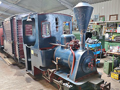 
'3', ex-'Ferrocarril de Tacubaya No 1', Jung '255' of 1896 at Frankfurt Feldbahn Museum, September 2024