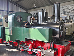 
'7', Decauville '1593' of 1915 at Frankfurt Feldbahn Museum, September 2024