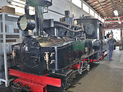 
'8', Borsig '8836' of 1914, Brigadelok '312' at Frankfurt Feldbahn Museum, September 2024