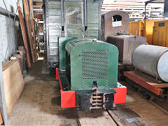 
'D18', Jung '10327' of 1941 at Frankfurt Feldbahn Museum, September 2024