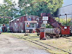 
The works yard at Frankfurt Feldbahn Museum, September 2024