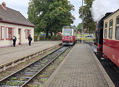 
'187 016' at Gernrode, Harz Railway, September 2024