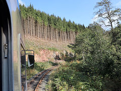 
'187 018' between Eisfelder and Ilfend, Harz Railway, September 2024