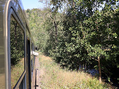 
'187 018' between Eisfelder and Ilfend, Harz Railway, September 2024