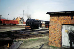 
'99 7232' at Wernigerode, Harz Railway, April 1993