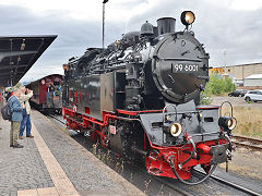 
'99 6001' at Quedlinburg, Harz Railway, September 2024