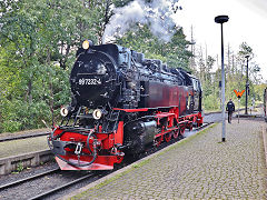 
'99 7232' at Drie Annen Hohne, Harz Railway, September 2024