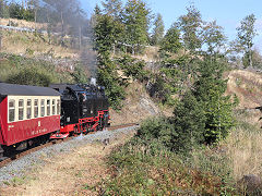 
'99 7232' at Drie Annen Hohne, Harz Railway, September 2024