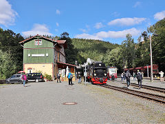 
'99 7232' at Eisfelder Talmuhle, Harz Railway, September 2024