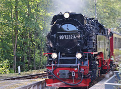 
'99 7232' at Ilfend, Harz Railway, September 2024