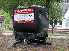 
Mine tub at Alexisbad, Harz Railway, September 2024