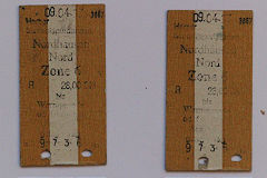 
Harz Railway tickets, Germany, April 1993