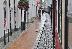 
The railway in the main road at the Molli, September 2024