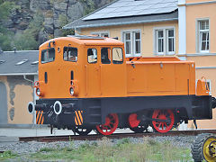 
Diesel loco at Wolkenstein, September 2024