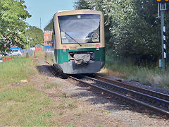 
'650 032' ('650 300') between Bergan and Putbus, September 2024