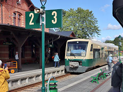 
'650 032' ('650 300') between Bergan and Putbus, September 2024