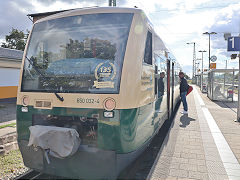 
'650 032' ('650 300') between Bergan and Putbus, September 2024