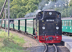 
'99 1781' on the Rugen Railway, September 2024