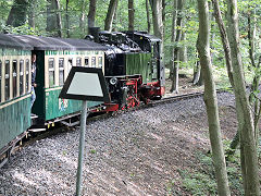 
'99 1784' on the Rugen Railway, September 2024