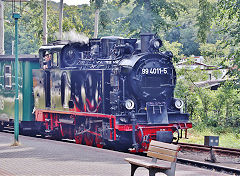 
'99 4011' on the Rugen Railway, September 2024