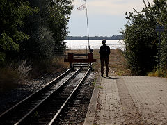 
End of the line at Lauterbach Mole, September 2024