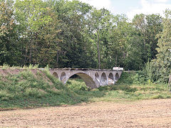 
Putbus Viaduct, the disused line, September 2024