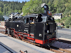 
'99 1734' on the Weisseritztalbahn, September 2024