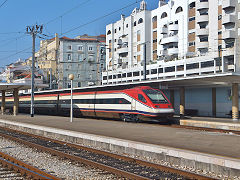 
CP unit 4010 at Santa Apononia Station, Lisbon, March 2014
