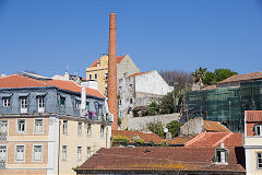 
Another of Lisbon's many chimneys, March 2014