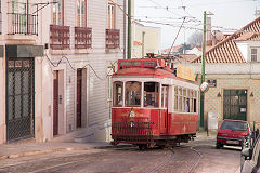 
Tourist tram No 6, ex No 585, Lisbon, May 2014