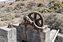 
Ajuy, disused well, c20ft deep, and pump gear not far from the tunnel, March 2019